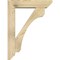 Ekena Millwork Legacy Slat Rough Sawn Bracket w/ Offset Brace, Douglas Fir, 6"W x 24"D x 32"H BKT0604X24X32LEC06RDF - alternate 3